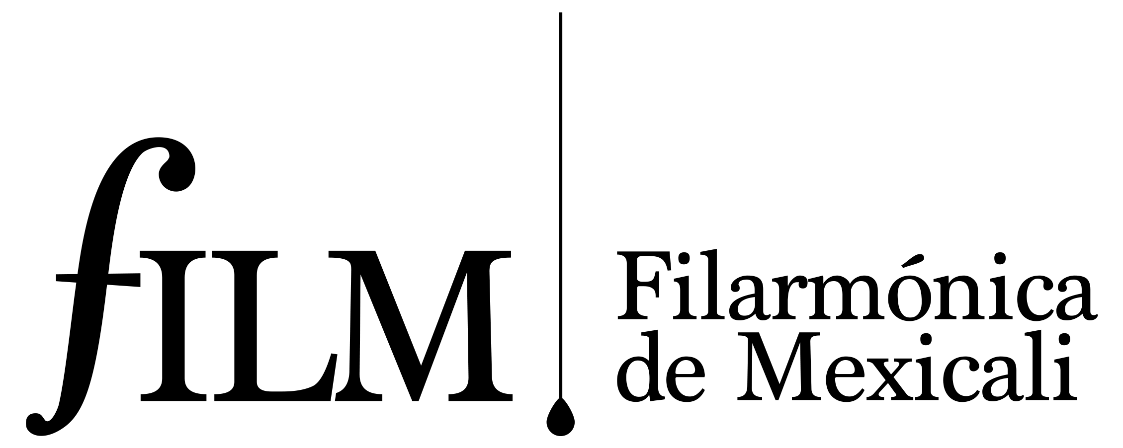 Logo de la filarmonica de Mexicali